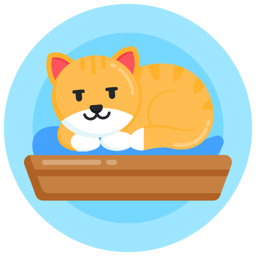 애완 동물 침대 Generic Circular icon