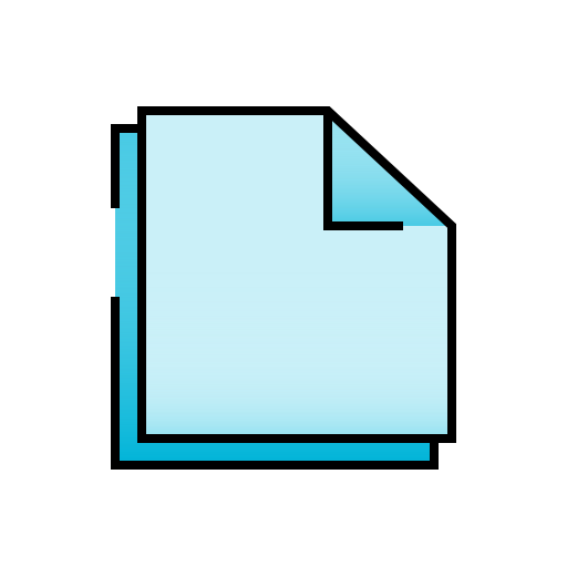 Document Generic Outline Gradient icon