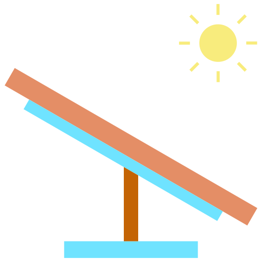 energia solare Generic Flat icona