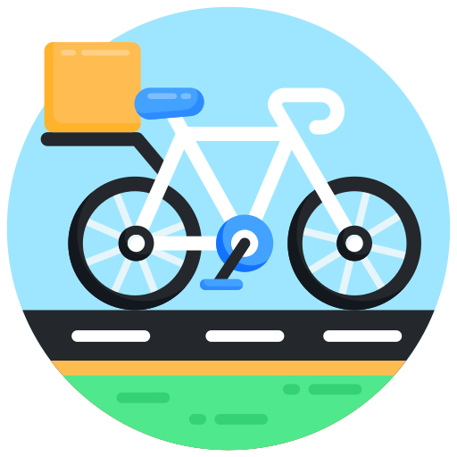 Велосипед доставки Generic Circular иконка