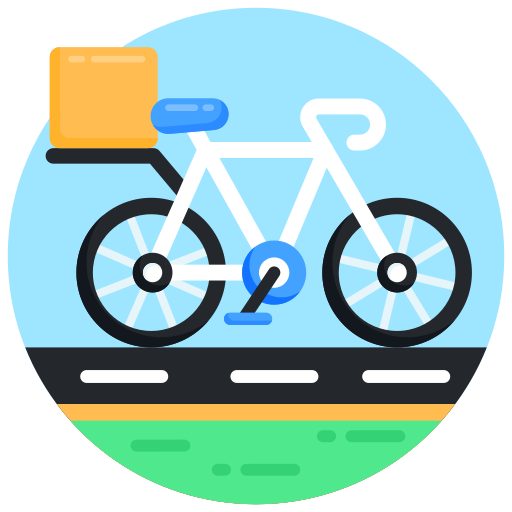 lieferfahrrad Generic Circular icon