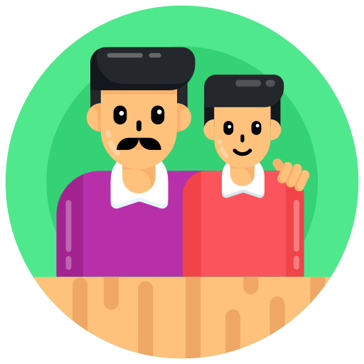 Father and son Generic Circular icon