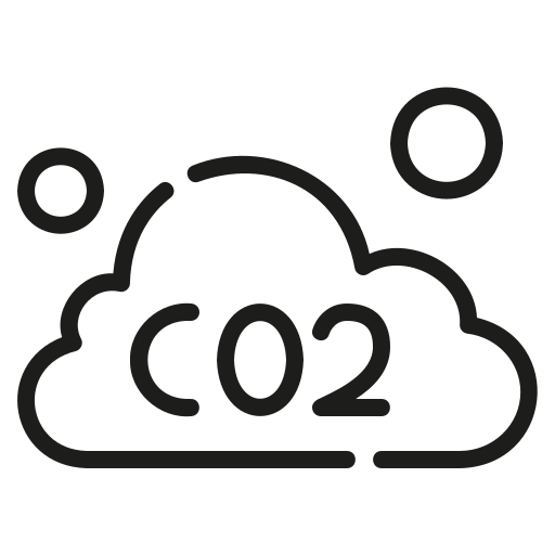 CO2 cloud Generic Detailed Outline icon