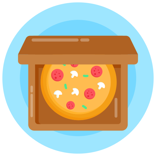 caja de pizza Generic Circular icono