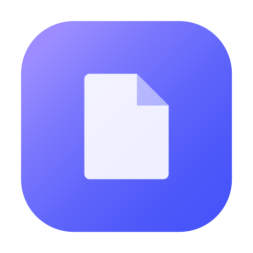 archivo Generic Flat Gradient icono