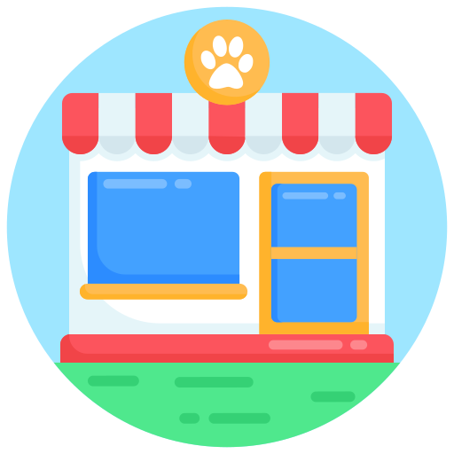 Pet shop Generic Circular icon