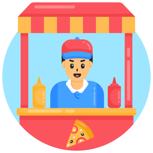 pizza winkel Generic Circular icoon