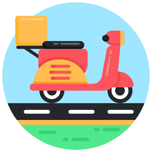 배달 자전거 Generic Circular icon