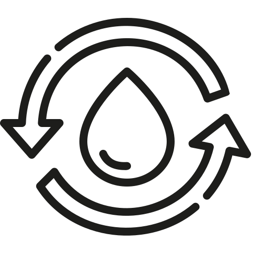 Water cycle Generic Detailed Outline icon