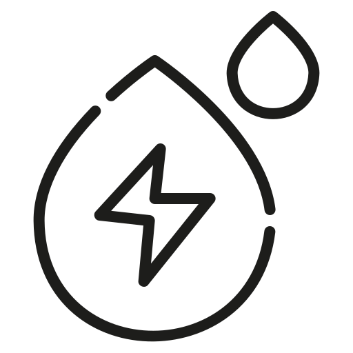 Water energy Generic Detailed Outline icon