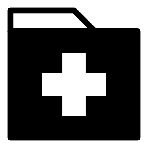 folder medyczny Generic Glyph ikona