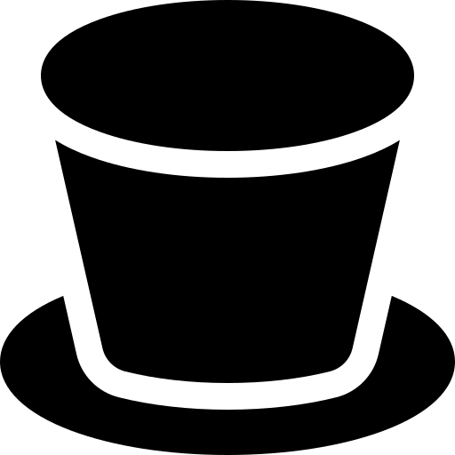 haut-de-forme Generic Glyph Icône