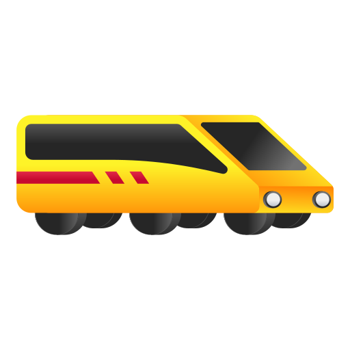 Скоростной поезд Generic Isometric иконка