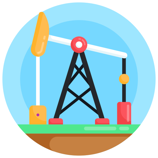 Drilling rig Generic Circular icon