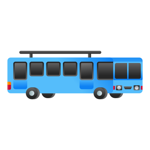 Trolley bus Generic Isometric icon
