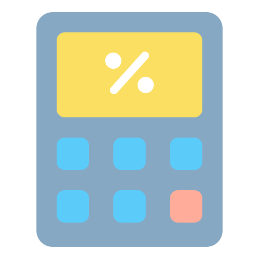 Calculator Payungkead Flat icon
