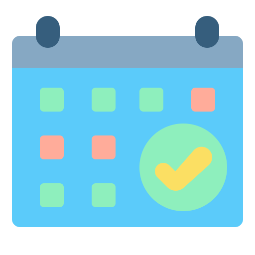 Calendar Payungkead Flat icon