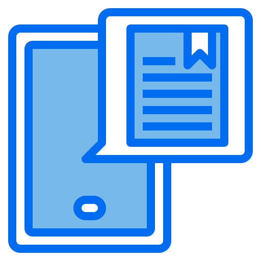 Bookmark Payungkead Blue icon