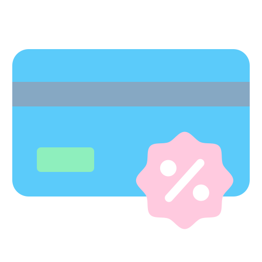 Credit card Payungkead Flat icon