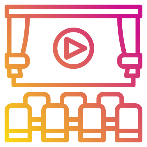 Écran de cinéma Payungkead Gradient Icône