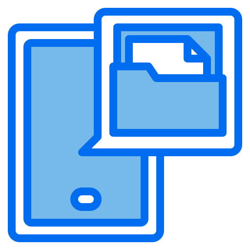 Folder Payungkead Blue icon