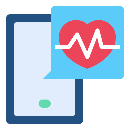 Heart rate Payungkead Flat icon