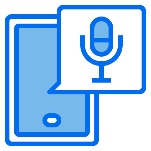 Microphone Payungkead Blue icon