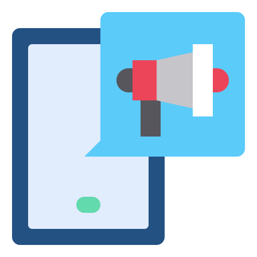 Megaphone Payungkead Flat icon