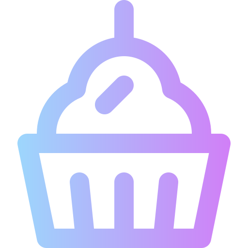 cupcake Super Basic Rounded Gradient icoon