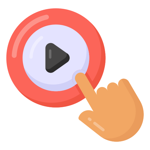 reproductor de video Generic Flat icono