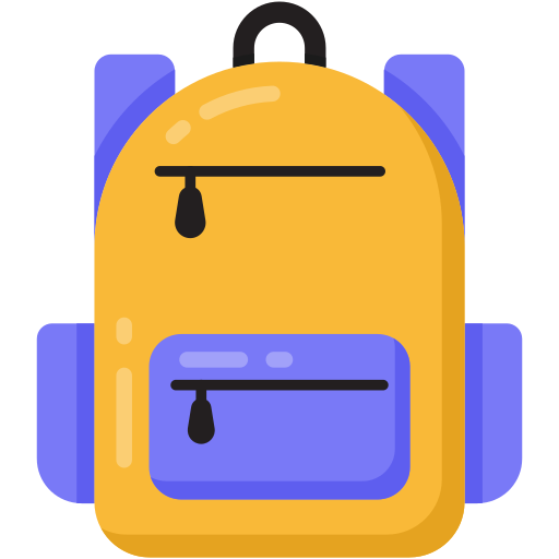 torba szkolna Generic Flat ikona