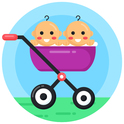 Baby stroller Generic Circular icon