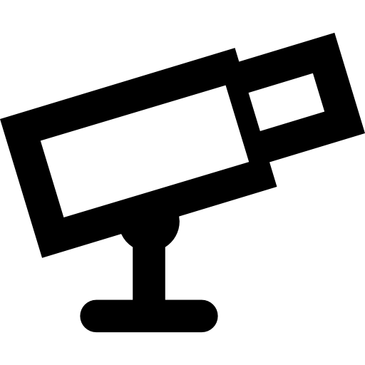 Microscope from side view  icon