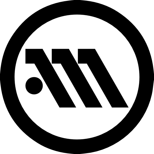 symbole du logo du métro d'athènes  Icône