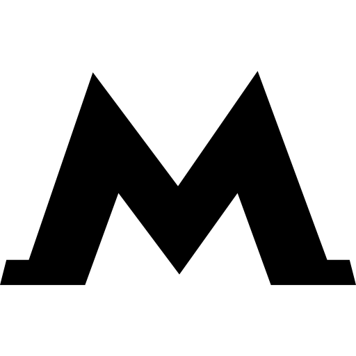 símbolo del logotipo del metro de tbilisi  icono