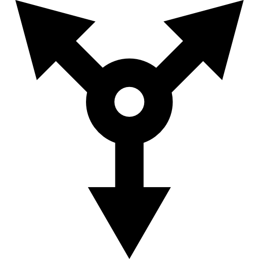symbol potrójnej strzałki  ikona