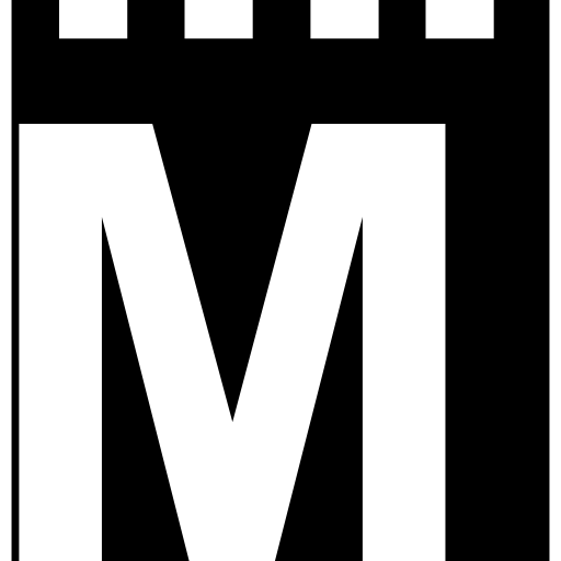 logo della metropolitana di amsterdam  icona