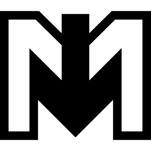 het logo van de metro van lille  icoon