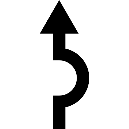 위쪽 화살표 변형  icon