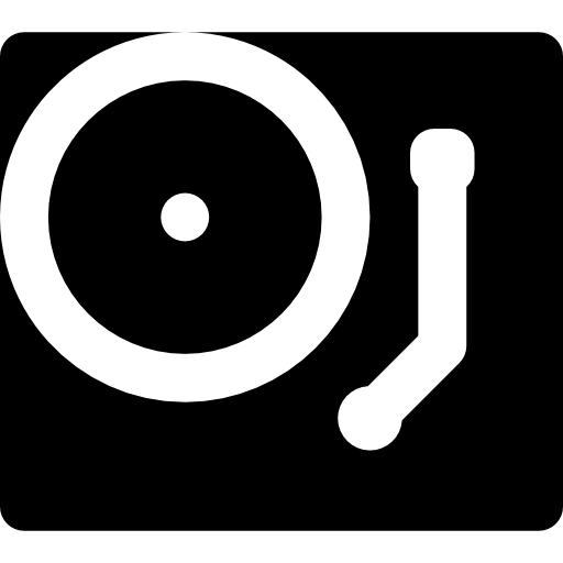 gramphone Basic Rounded Filled icono