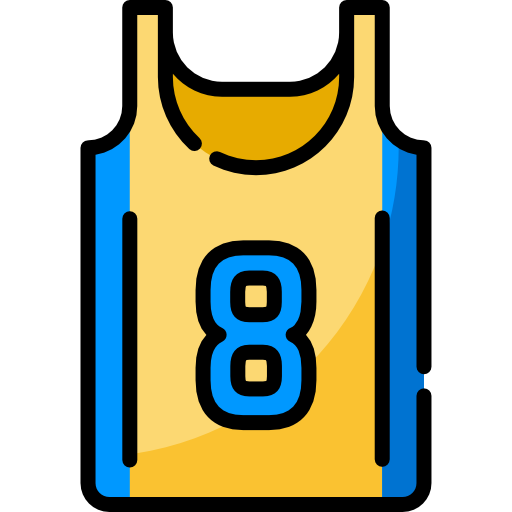 Basketball jersey Special Lineal color icon