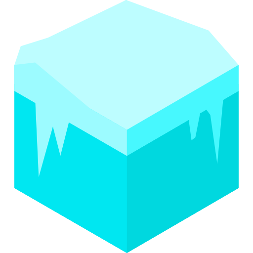 ghiaccio Isometric Flat icona