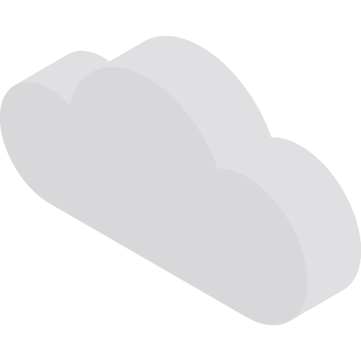 雲 Isometric Flat icon