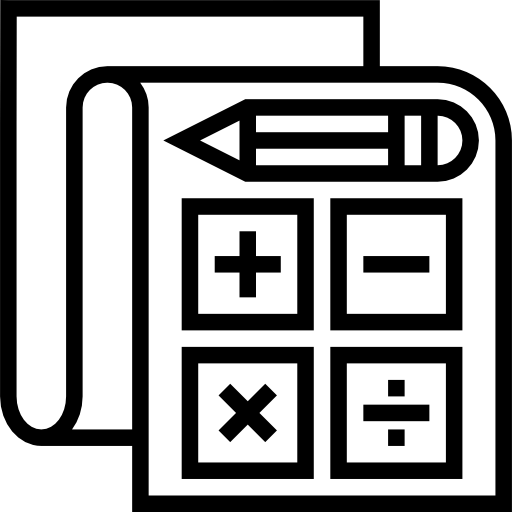 電卓 Meticulous Line icon