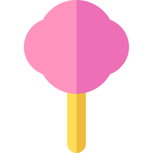 Cotton candy Basic Rounded Flat icon