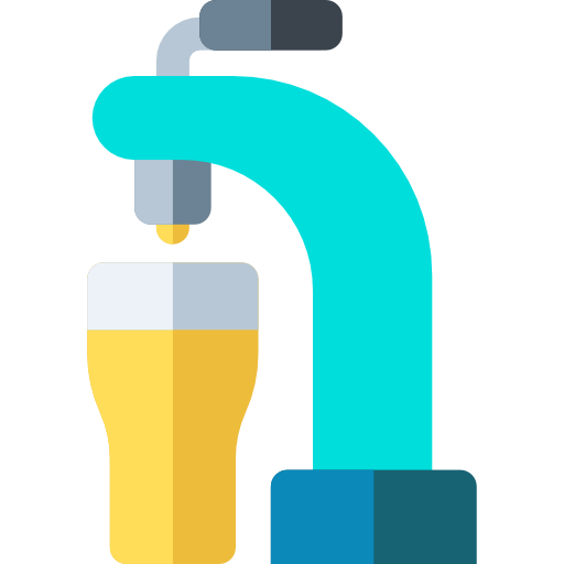 Beer tap Basic Rounded Flat icon