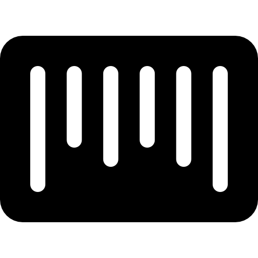 바코드 Basic Rounded Filled icon
