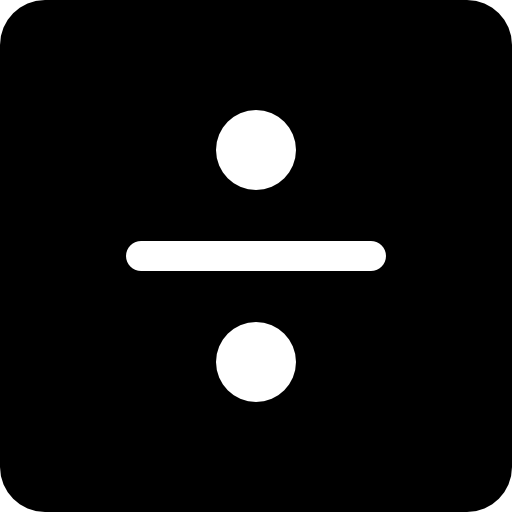 dział Basic Rounded Filled ikona