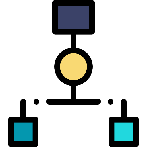 organização Detailed Rounded Lineal color Ícone