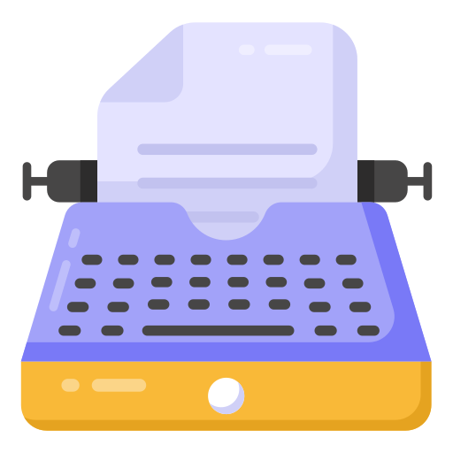 schreibmaschine Generic Flat icon